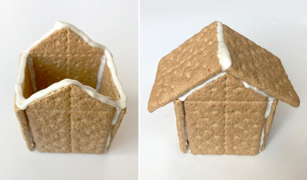 House made from graham crackers
