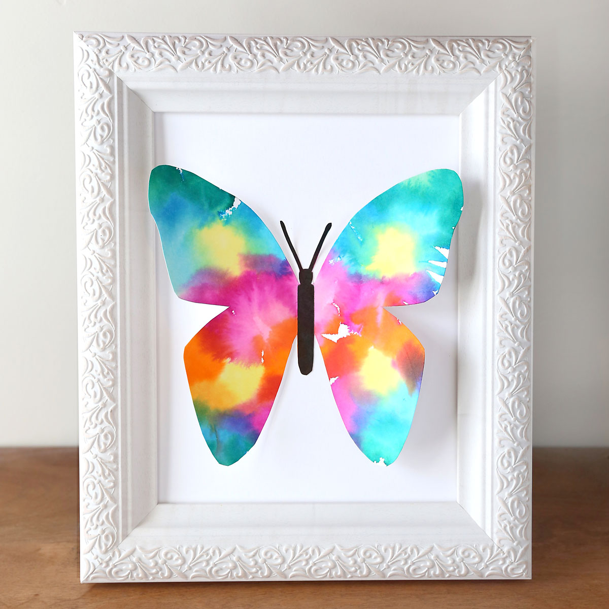 Tissue Paper Butterfly Art {easy project for kids} - It's Always