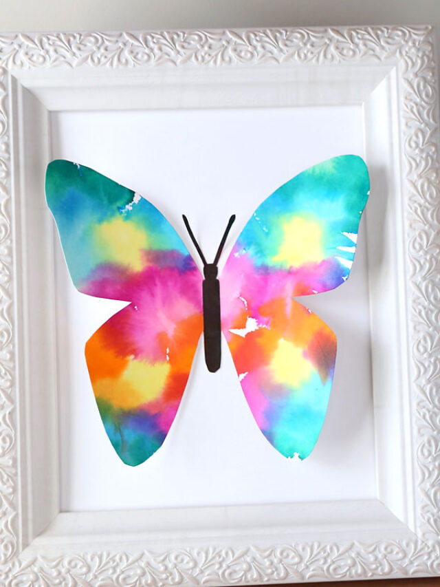 Tissue Paper Butterfly Art Story
