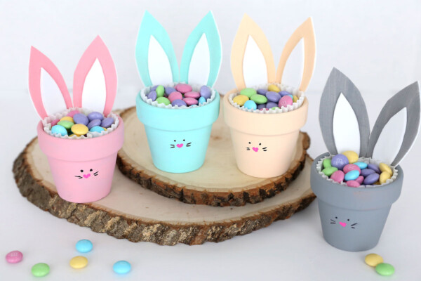 Flower Pot Bunny Craft {Easter craft for kids} - It's Always Autumn