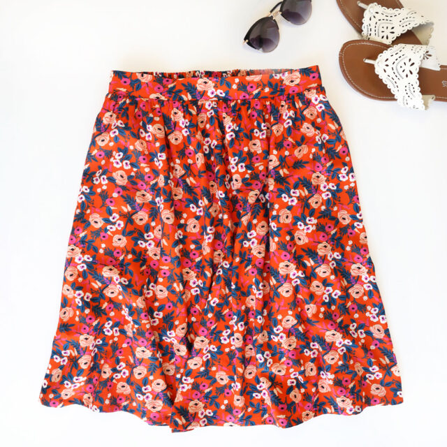 How to Sew a Flat Front Gathered Skirt - It's Always Autumn