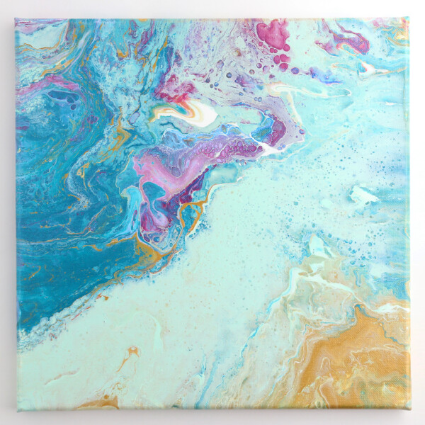 This could really mess up your acrylic pour with craft paint 