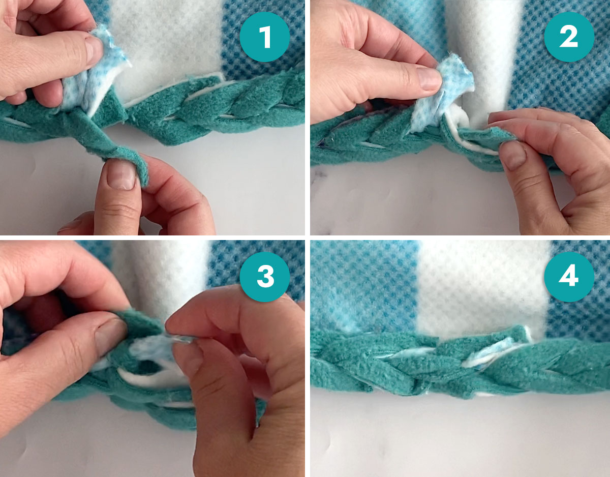 4 different ways to tie a fleece blanket 