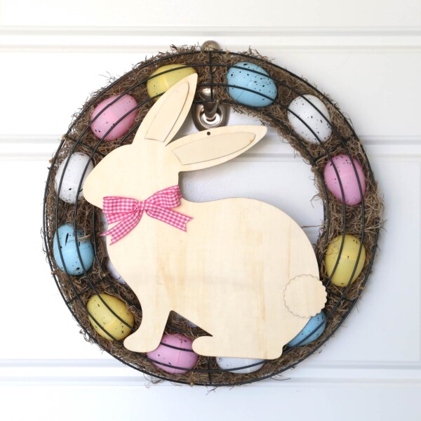 Dollar Tree Easter wreath