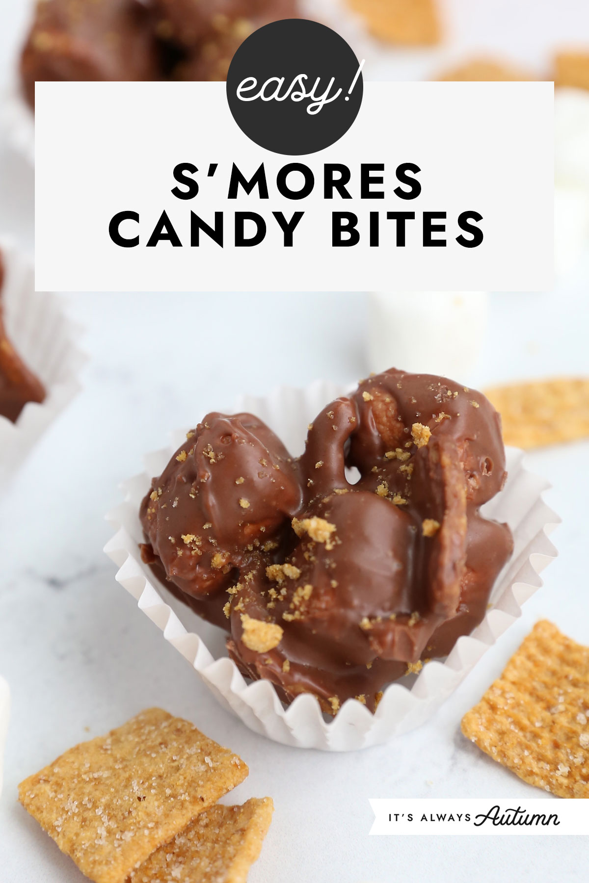 easy! S'mores candy bite
