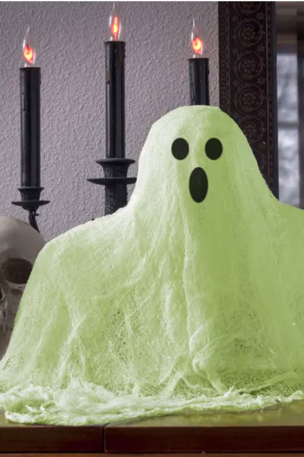 Cheesecloth ghost craft