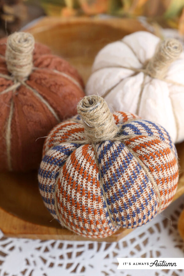 Sock pumpkins.