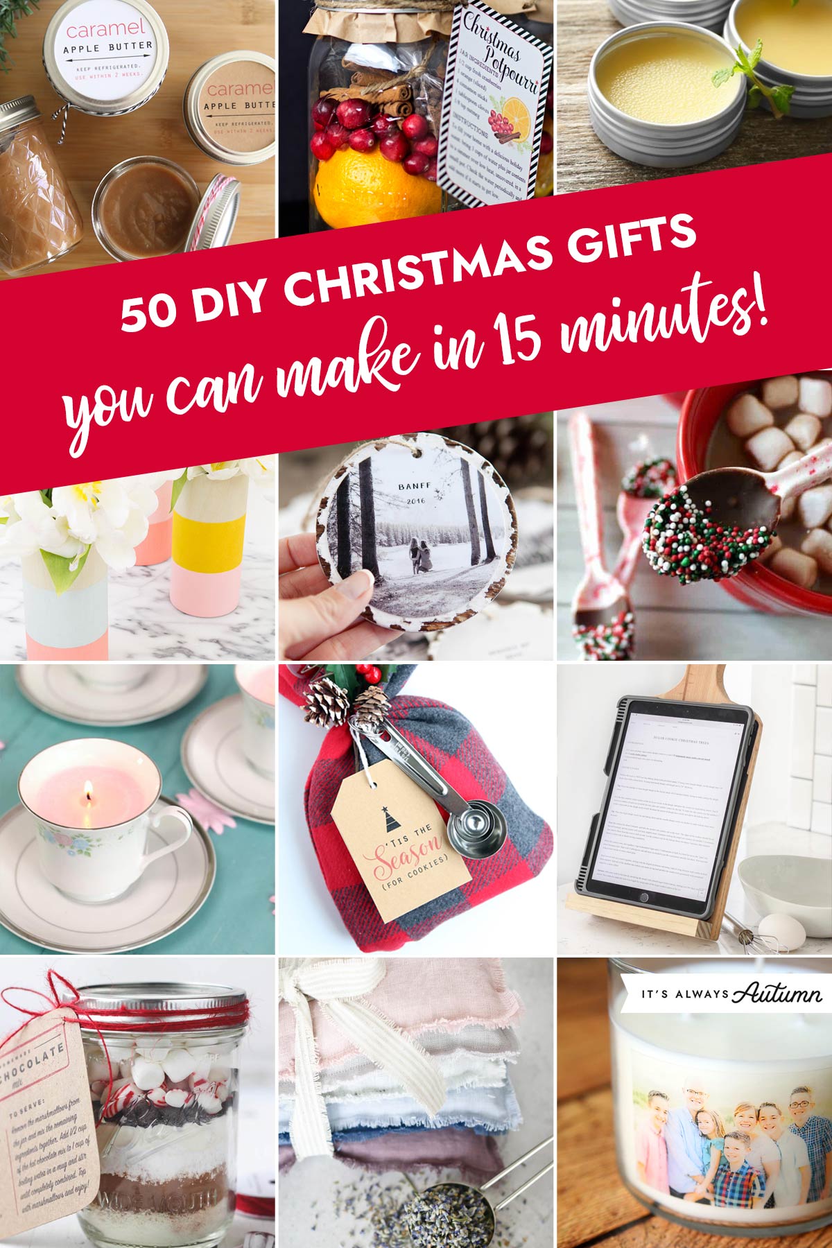 20 Inexpensive Homemade Gift Ideas - Thrifty Frugal Mom