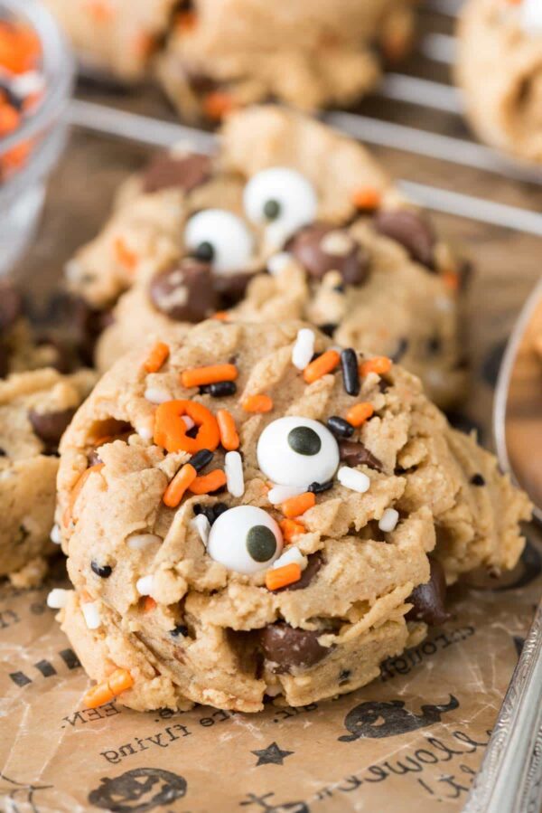 Monster Peanut Butter Pudding Cookies.
