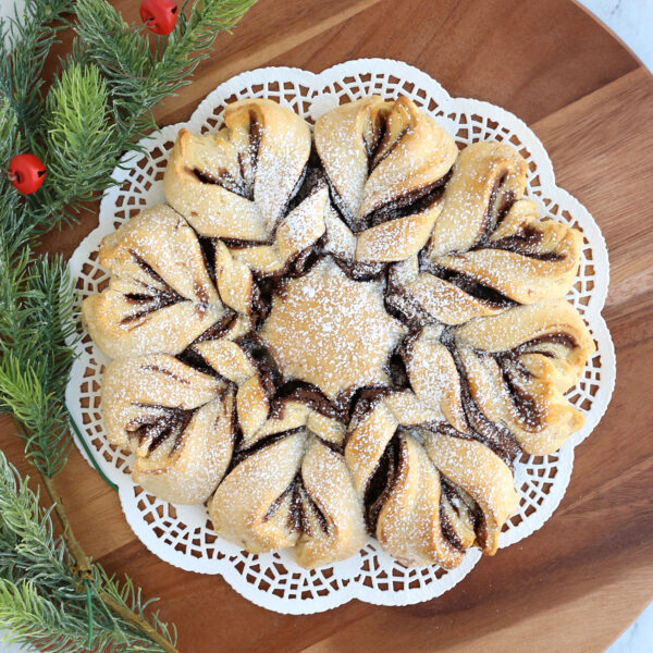 Christmas star bread