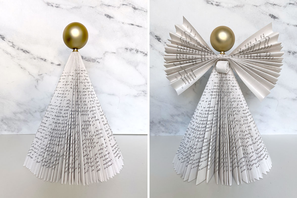 Folded Paper Angel Craft 