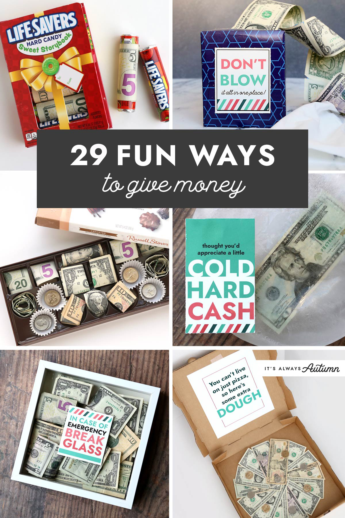 29 Funny + Devious Money Gift Ideas - It's Always Autumn