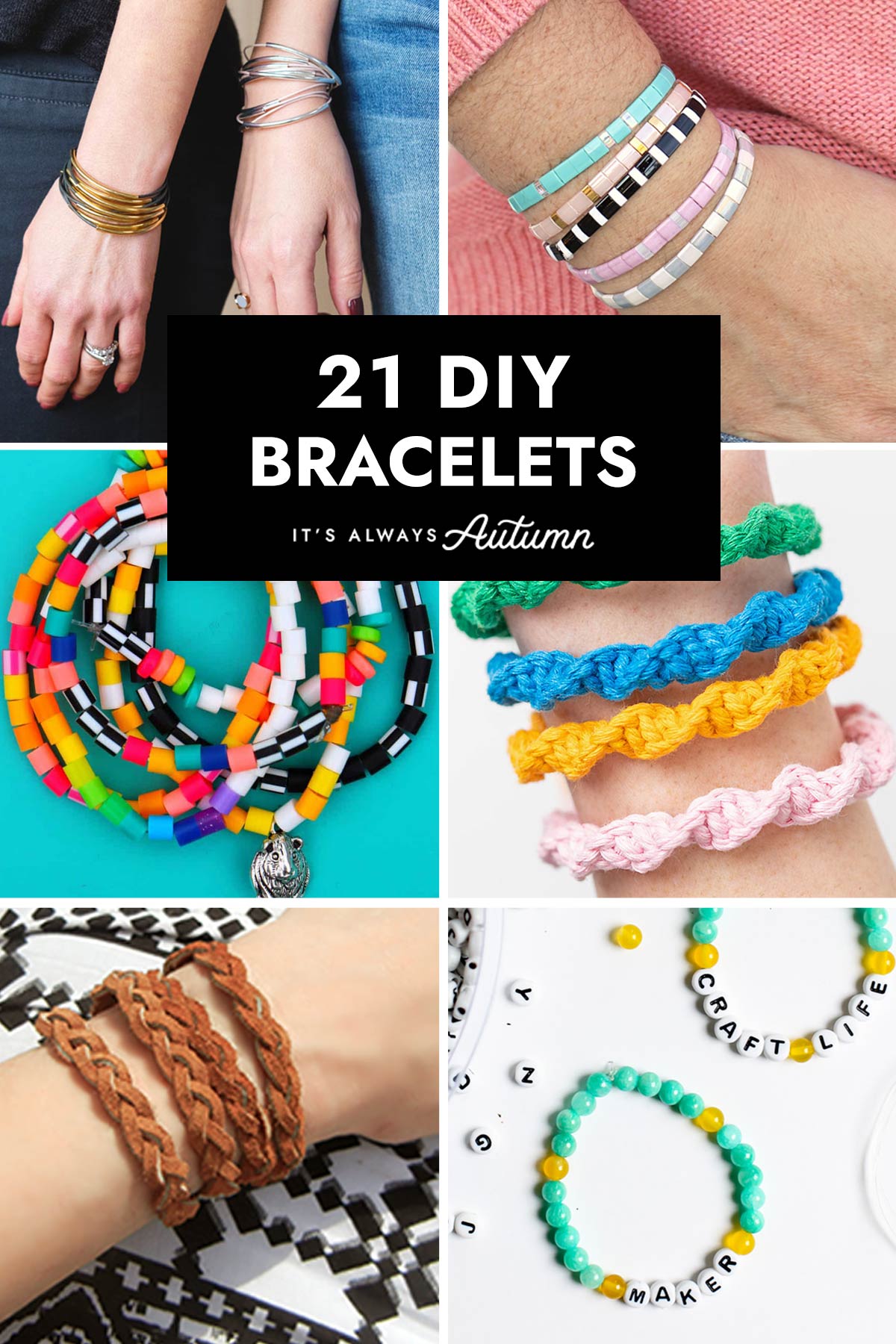 DIY bracelets, No Tools!