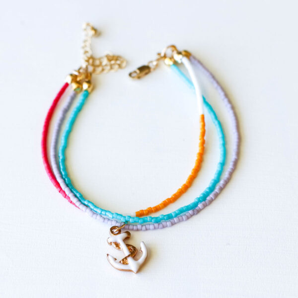 DIY Pura Vida-Inspired Seed Bead Wax String Bracelets - MuffinChanel