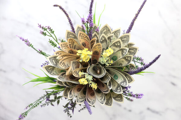 Money bouquet.