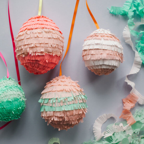 Easter egg pinatas.