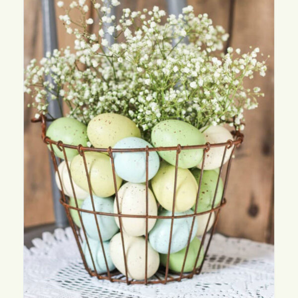 Easter egg centerpiece.