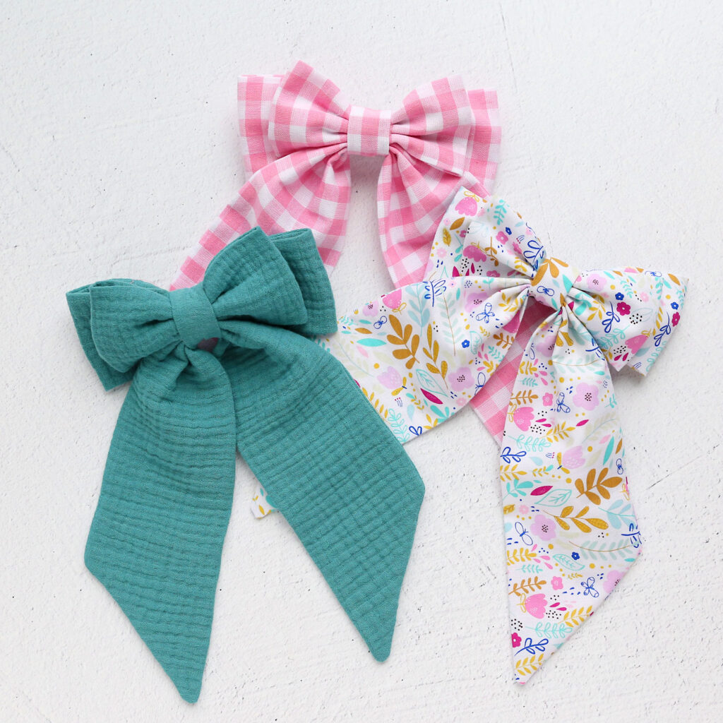 Fabric Hair Bow Pattern