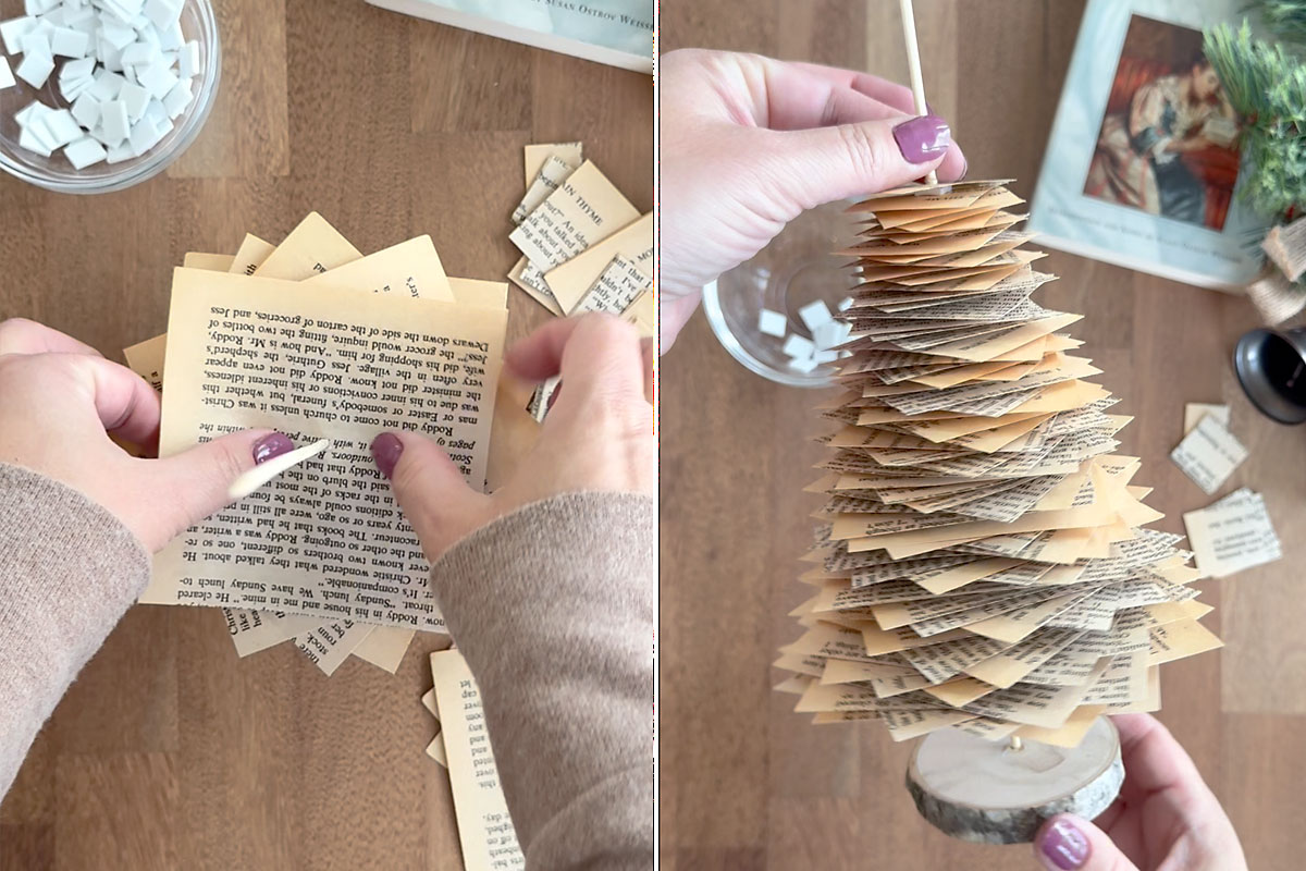 Adding more book pages to create tree.