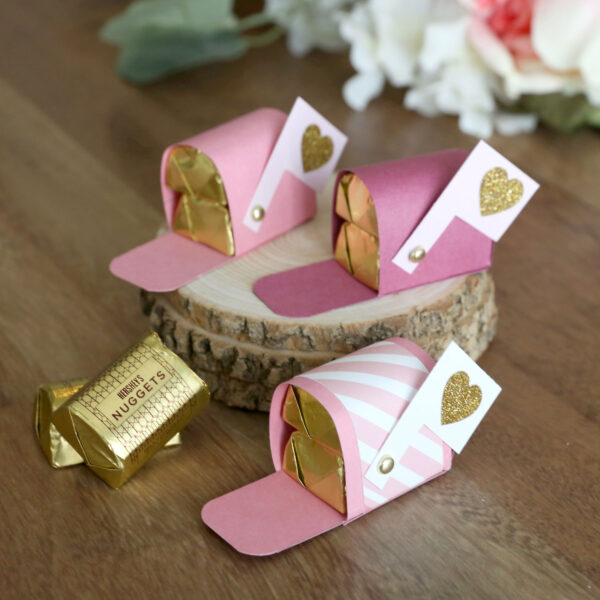 Mini Chocolate Mailboxes.