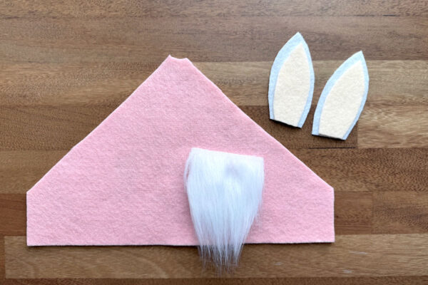 All pieces cut from the pattern.