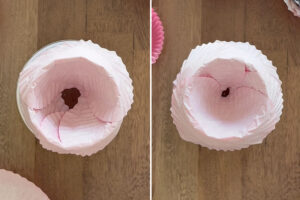 Creating the rose.