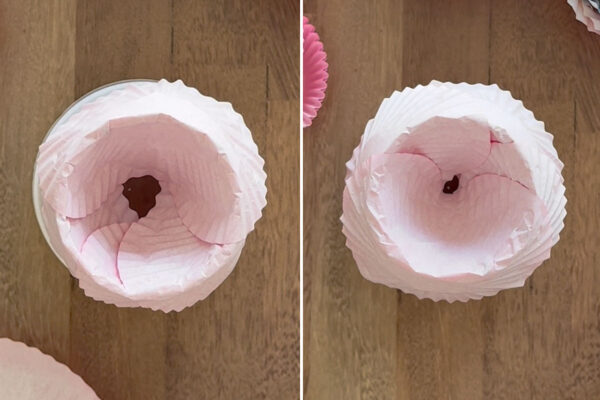 Creating the rose.