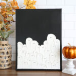 DIY Michael's ghost wall art.