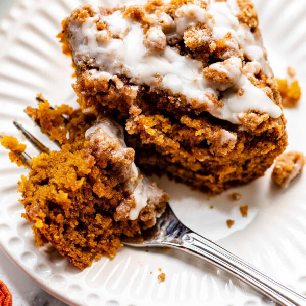 pumpkin coffee cake.