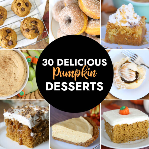 30 delicious pumpkin desserts.