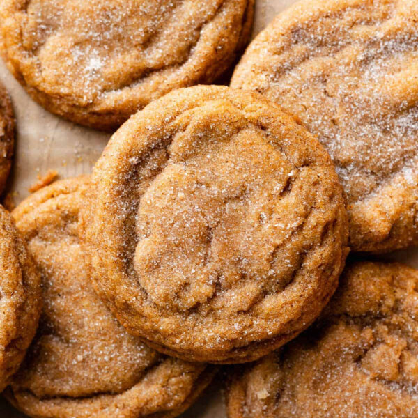 Pumpkin snickerdoodle cookies.