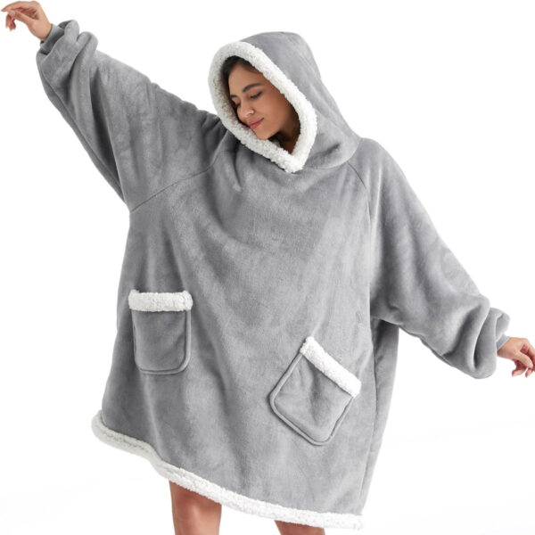 Blanket hoodie.