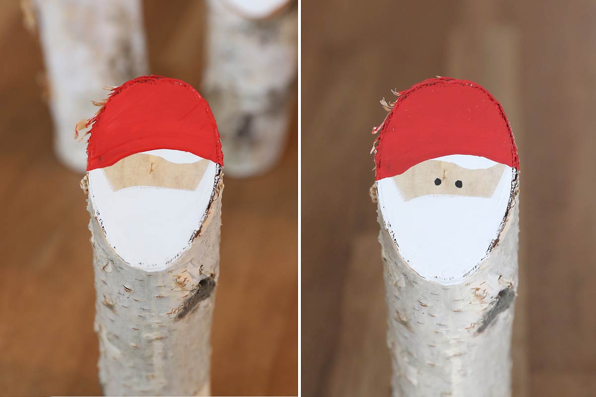 Painting and hat and adding eyes.