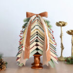 Vintage hardback book Christmas tree.