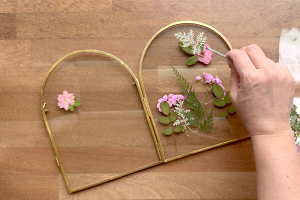 Moving flowers to other side of frame.