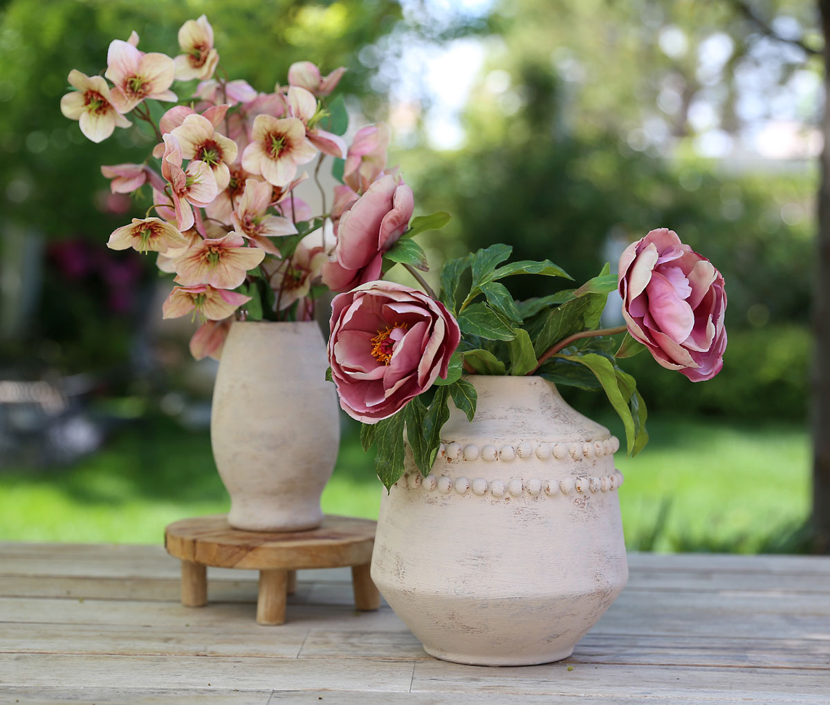 DIY Pottery Barn ceramic vase.