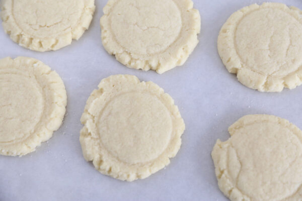 Baked sugar cookies.