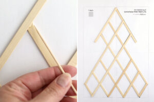 Using toothpick to remove excess glue.