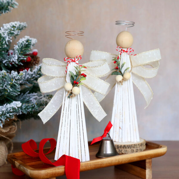 Wood shim angels.
